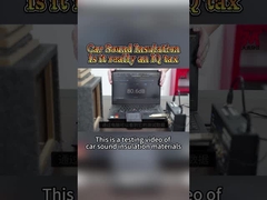 Θερμοκωδικοποιητικό ακουστικό ηχομονωτικό στρώμα Αδιάβροχο μούχλα ανθεκτικό στον ήχο απορροφητικά στρώματα